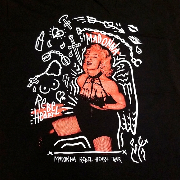 Alternative Apparel Tops - Madonna Rebel Heart 2015 Tour Tee